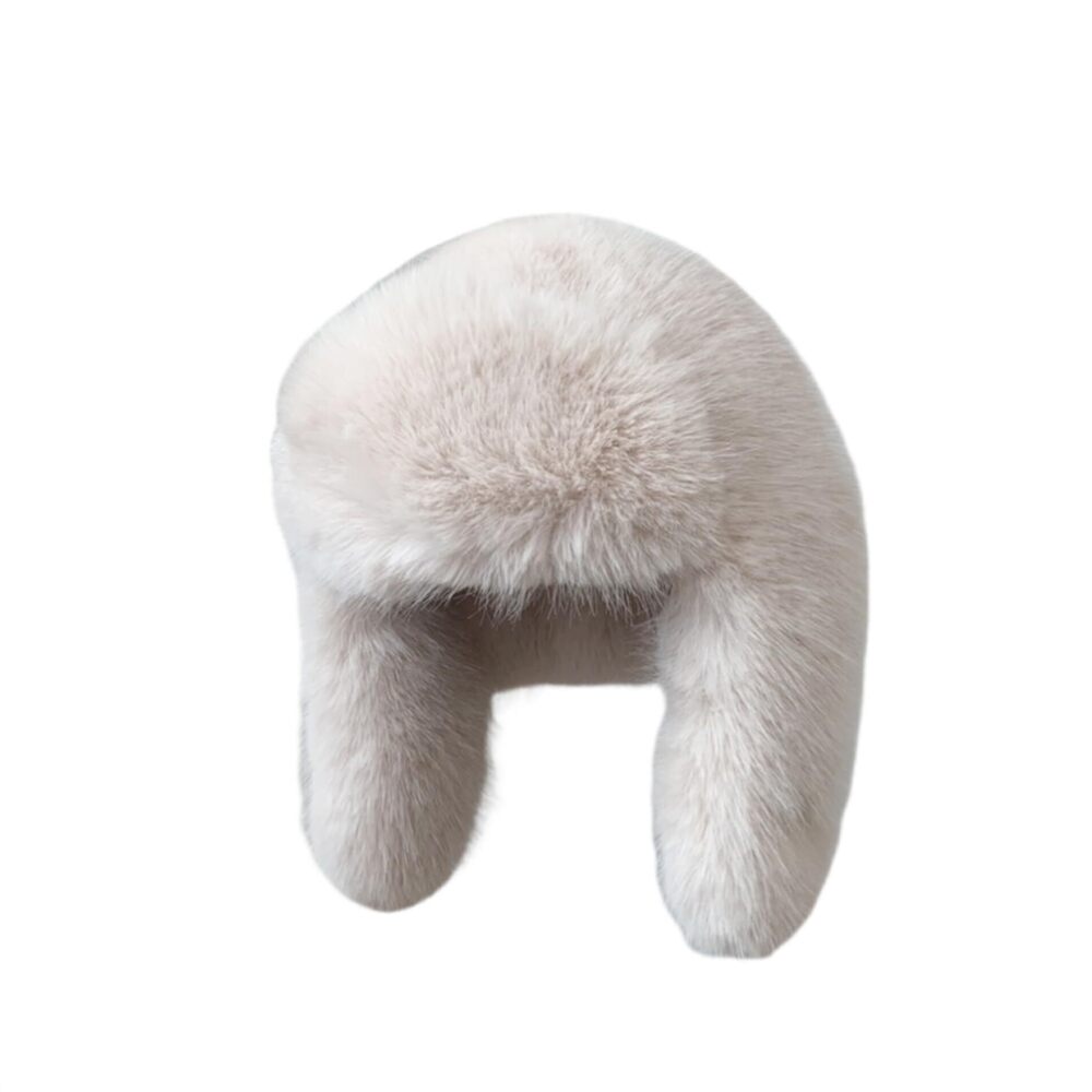 9670 Faux Fur Hat Winter Hats Ushanka Trapper Hat with Earflaps Russian Hat